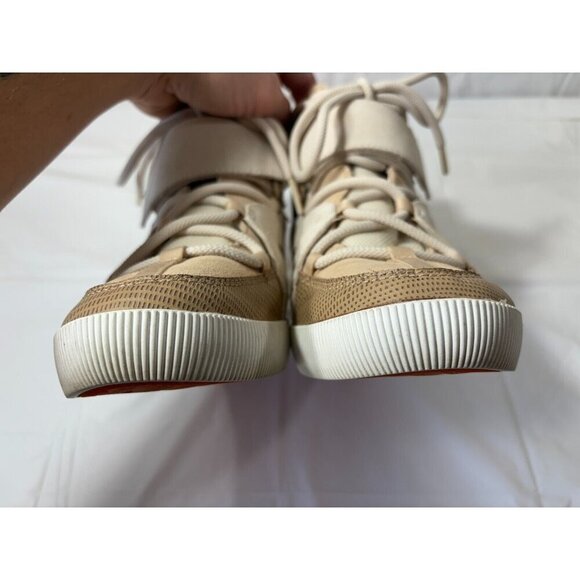 Sorel Out N About Suede Wedge Booties Nova Sand Women's Size 8.5 - Picture 10 of 13